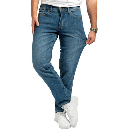 Performance Jeans for Men Regular Fit with Stretch