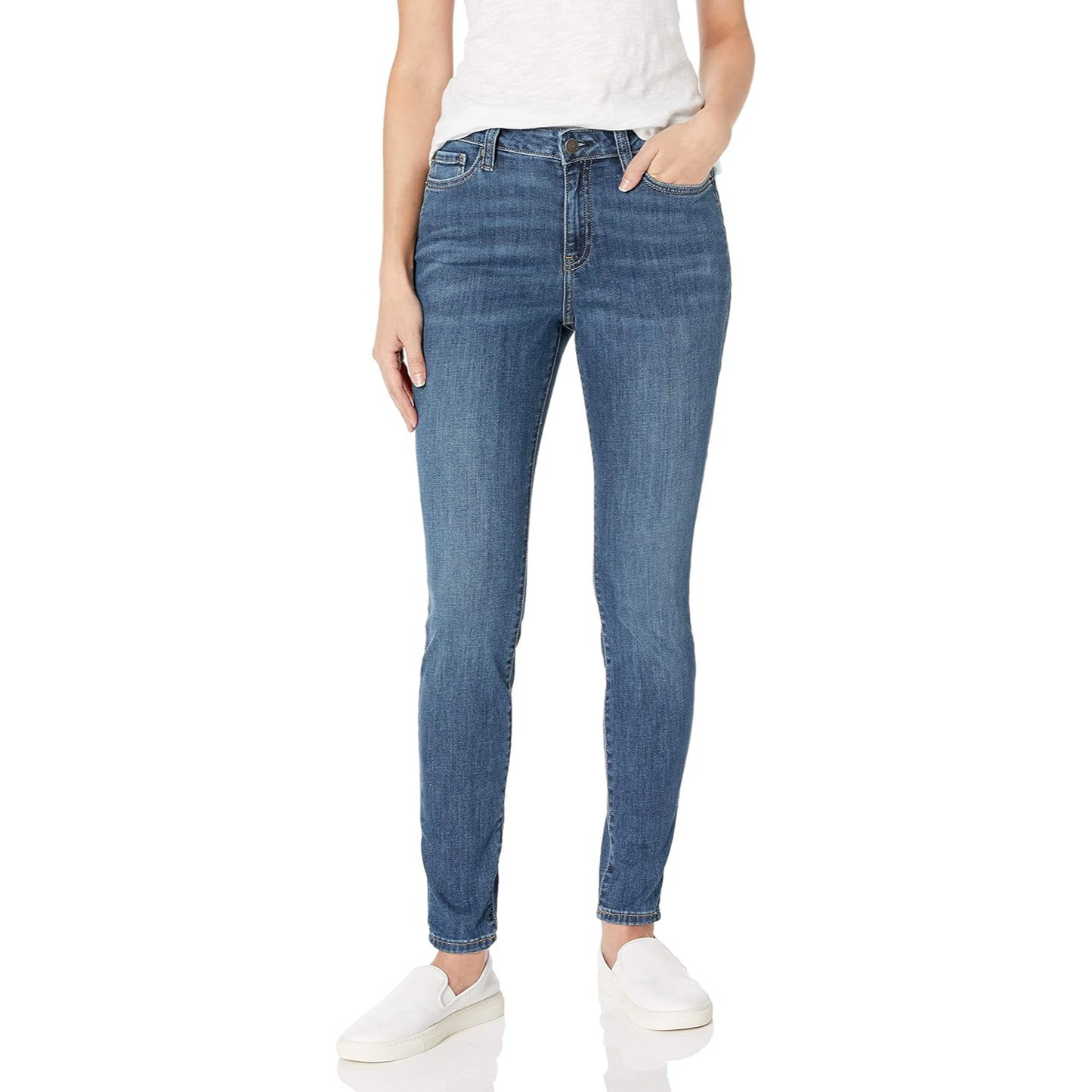 Amazon Essentials Ladies Skinny Mid-Rise Jeans