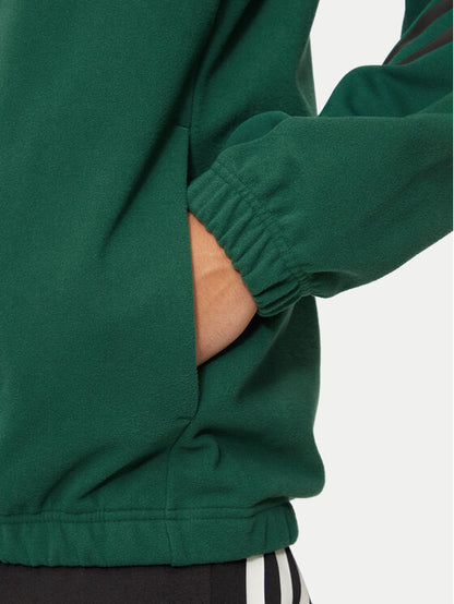 Adidas Future Icons 3-Stripes IW6079 Green Regular Fit Fleece Sweatshirt