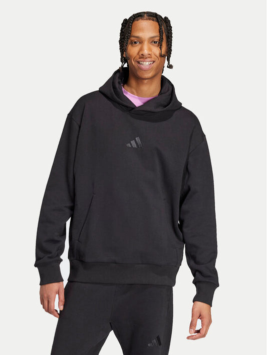 Adidas Blouse French Terry Black Loose Fit