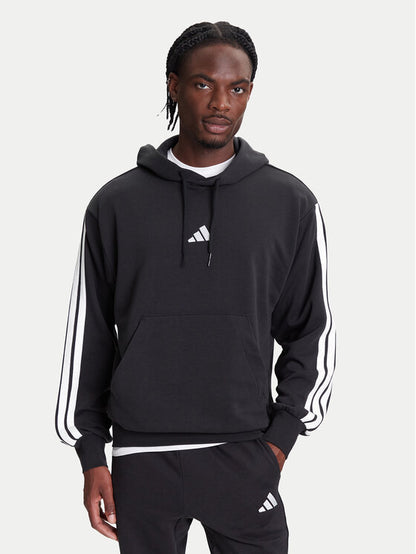 Adidas Essentials 3-Stripes Sweatshirt JD1874 Black Regular Fit