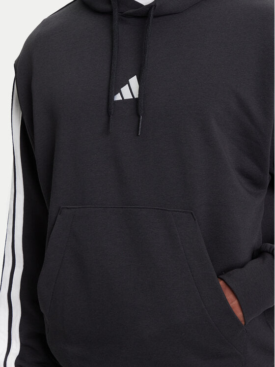 Adidas Essentials 3-Stripes Sweatshirt JD1874 Black Regular Fit