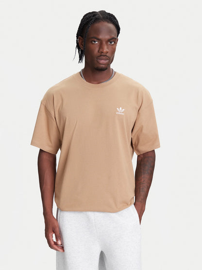 Adidas T-Shirt Trefoil Essentials JY6270 Γκρι Oversize