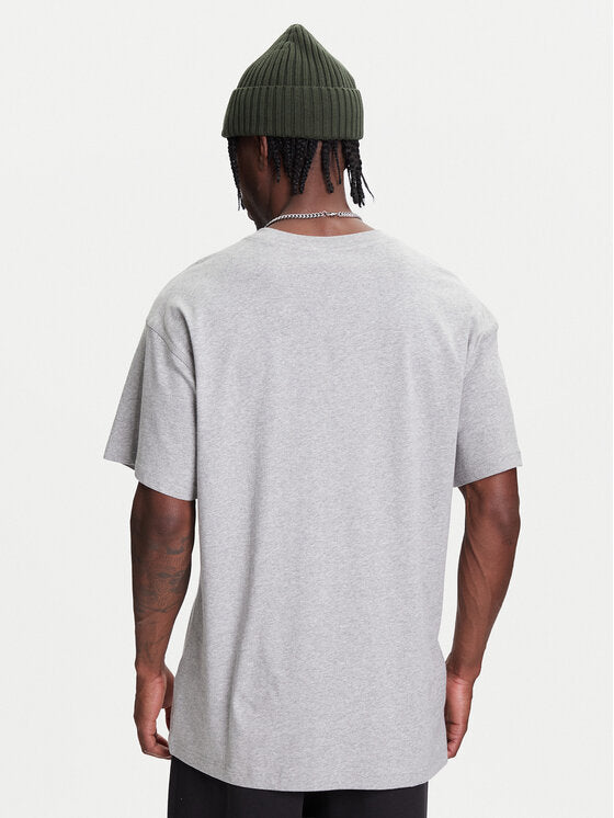 Adidas T-Shirt Trefoil Essentials JY6270 Γκρι Oversize