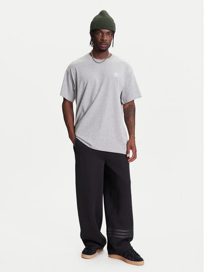 Adidas T-Shirt Trefoil Essentials JY6270 Γκρι Oversize