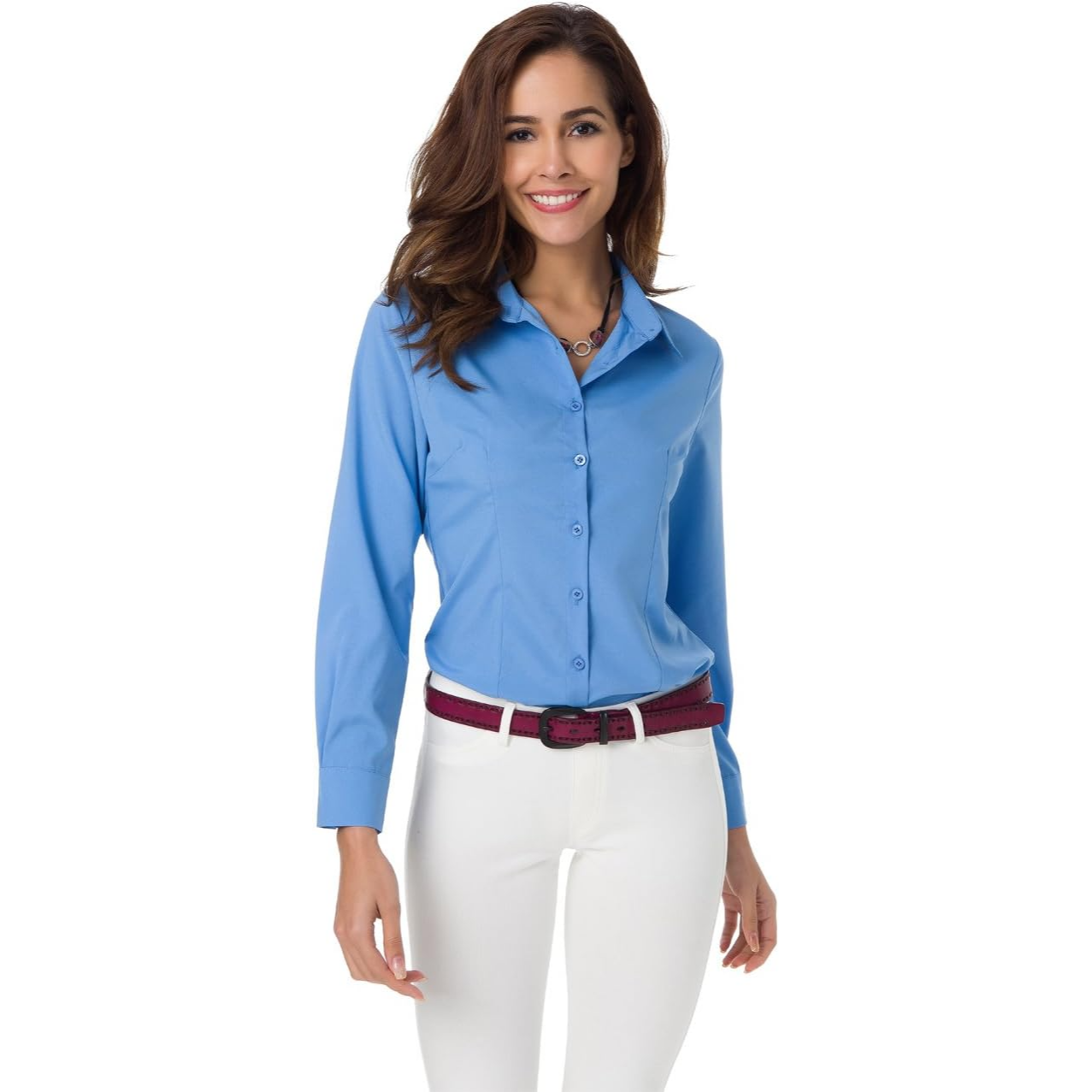 Atnlewhi Women's Casual Business Work Elegant Shirts